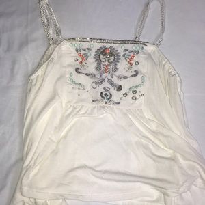 Light Sequin tank top